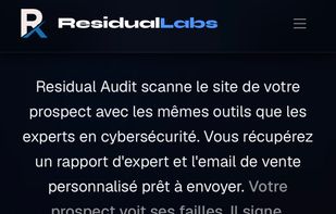 RESIDUAL AUDIT screenshot 1