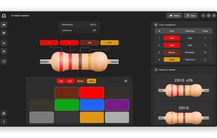 Band resistor decoder (a.k.a. Resistor color code calculator)