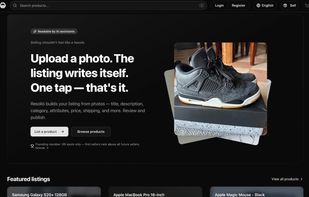 AI-generated listing from a single photo
