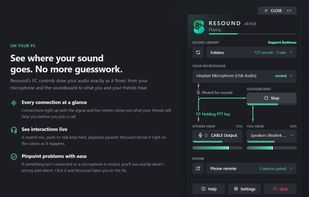 Easy to set up and use desktop app.