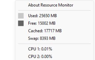 Resource Monitor V2 screenshot 1