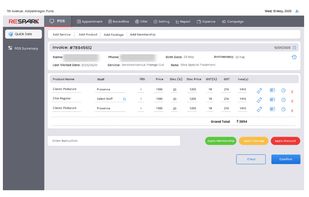 Our salon and spa point of sale is fully integrated with your digital catalog, appointment calendar, and feedback system capturing all your customer data in one place.