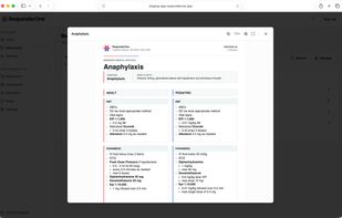 Built-in document viewer for reading protocols, procedures, and policies on any device — search, open, and view formatted PDFs instantly from the web or mobile app, with the same content available offline in the field.