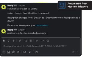 Learn from every incident with automated postmortems that capture critical insights, helping your team prevent future issues and improve overall system reliability.