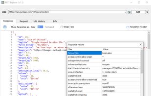 HTTP response data can be formated according to its content-type and displayed using syntax highlighting for JSON, XML and HTML.
