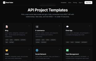 Documentation for available templates so you can start even faster