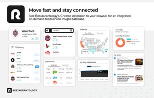 Add Restaurantology's Chrome extension to your browser for an integrated, on-demand foodservice insight database