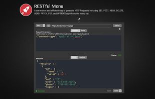 RESTful Menu screenshot 2