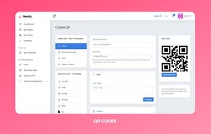 QR Codes: Easy to use, dynamic and customizable QR codes for your marketing campaigns. Analyze statistics and optimize your marketing strategy and increase engagement.