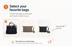 Choose Hermès handbags to add to your restock watchlist.