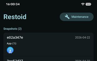 Restoid screenshot 1