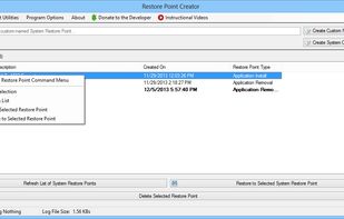Restore Point Creator screenshot 3
