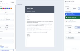 Cover Letter Builder