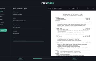 Resumake screenshot 1