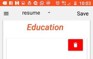 Resume / CV Generator screenshot 1
