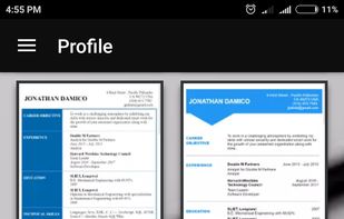 Resume Builder CV Template screenshot 3