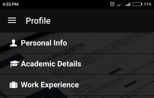 Resume Builder CV Template screenshot 2
