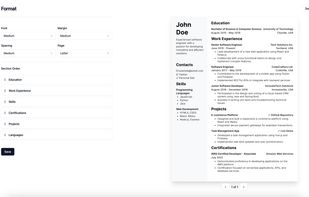 Resume Wizard screenshot 3