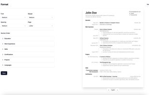 Resume Wizard screenshot 2