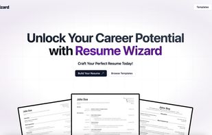 Resume Wizard screenshot 1