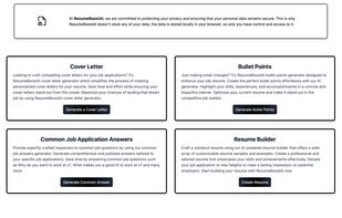 Homepage Tools Section 