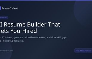 ResumeCrafterAI screenshot 1