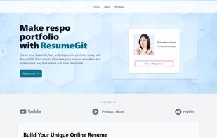 ResumeGit screenshot 1