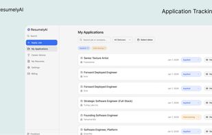 Application Tracking