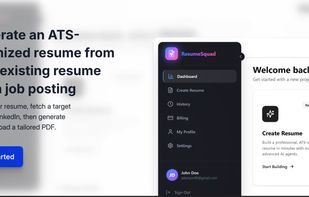 Generate an ATS-optimized resume from your existing resume and a job posting 