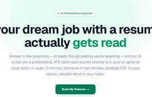 Homepage — AI resume builder for GCC jobs (UAE, Saudi, Qatar and the wider Gulf)