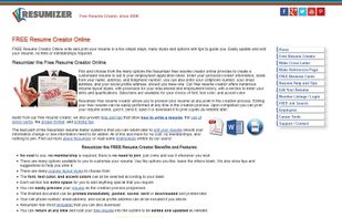 Resumizer Free Resume Creator screenshot 2