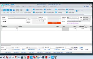 Purchase Invoice Window