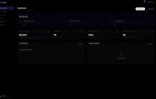 Individual dashboard for the freelancer