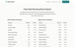 RetentionCheck screenshot 2