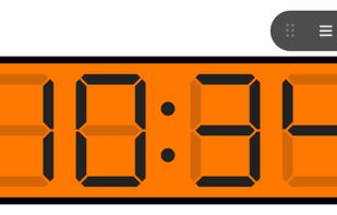 Retro - Clock Widget screenshot 1