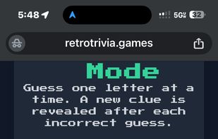 Letter reveal mode