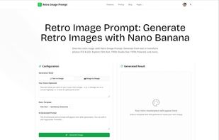 Retro Image Prompt screenshot 1