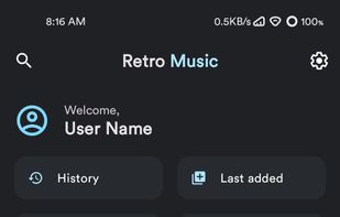 Retro Music Player screenshot 2