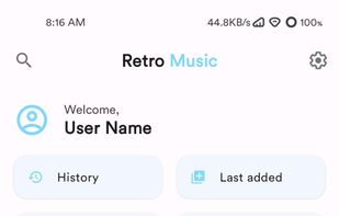 Retro Music Player screenshot 1