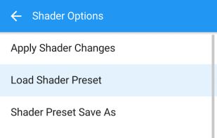 Mobile shader options