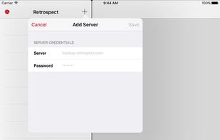 Retrospect screenshot 1