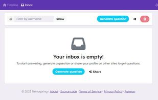 Retrospring screenshot 3