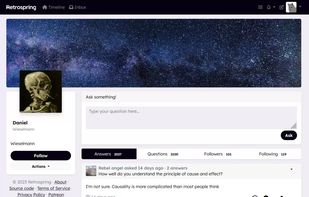 Retrospring screenshot 1