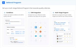 Extend your reach and build on your existing network through referral program.