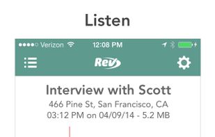 Rev Voice Recorder screenshot 2