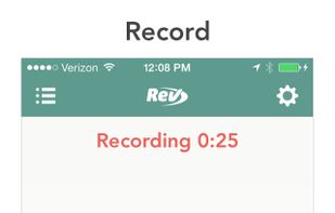 Rev Voice Recorder screenshot 1