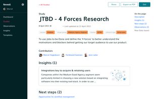 Research study planning