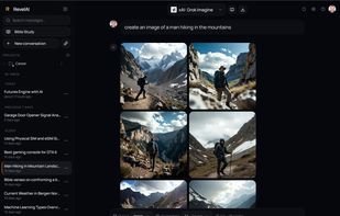 Generating images in regular chat.