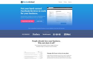 Quickly and simply integrate into your Facebook account and select the reviews you want to show on your website. 