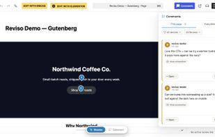And native in the Gutenberg block editor.